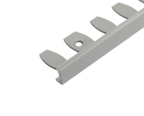 Durosol Aluminum Bendable L - Shaped Edge Trim 1/4 in. Silver Anodized Tile Edge Trim - BUILDMYPLACE