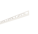 Durosol Aluminum Profile L Shaped Edge Trim 1/2 in. Warm White Powder Coated Tile Trims. - BUILDMYPLACE