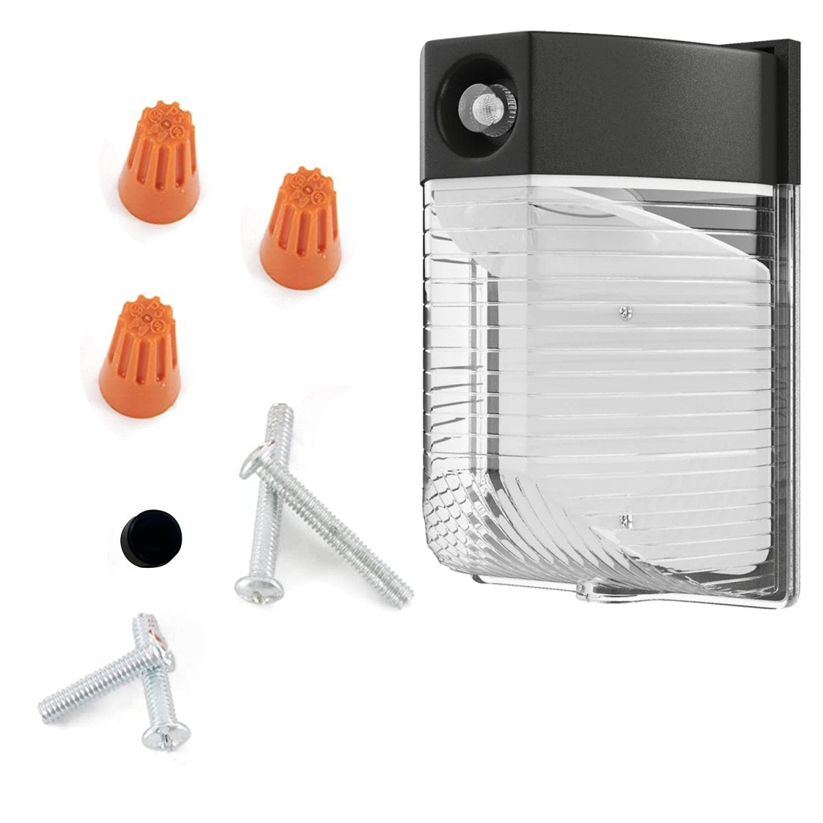 Dusk to Dawn - LED Wall Pack, 13W/18W/26W Wattage Adjustable, 3000K/4000K/5700K CCT Changeable, Outdoor Security Light - BUILDMYPLACE