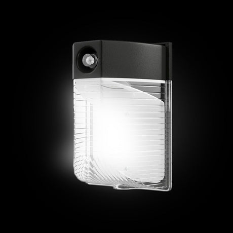 Dusk to Dawn - LED Wall Pack, 13W/18W/26W Wattage Adjustable, 3000K/4000K/5700K CCT Changeable, Outdoor Security Light - BUILDMYPLACE