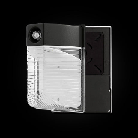 Dusk to Dawn - LED Wall Pack, 13W/18W/26W Wattage Adjustable, 3000K/4000K/5700K CCT Changeable, Outdoor Security Light - BUILDMYPLACE