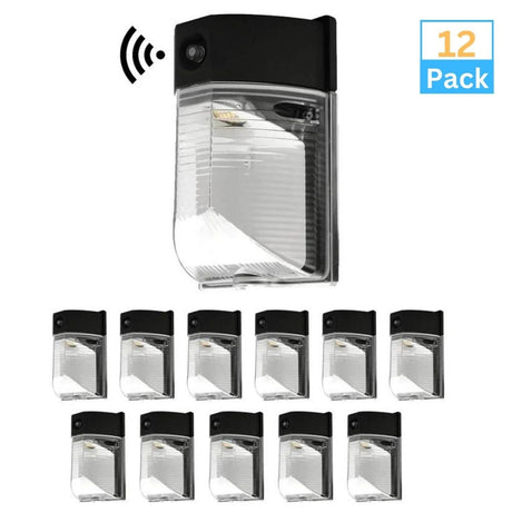 Dusk to Dawn - LED Wall Pack, 13W/18W/26W Wattage Adjustable, 3000K/4000K/5700K CCT Changeable, Outdoor Security Light - BUILDMYPLACE