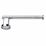 Ivanees 4-Piece Bathroom Accessories Set in Chrome Finish – Stainless Steel Robe Hook, Towel Ring, Toilet Paper Holder & Towel Bar