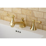 Ê8" Widespread Lavatory Faucet With Brass Pop Up, 5.1" In Spout Reach - BUILDMYPLACE