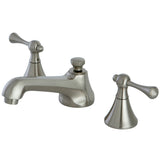 Ê8" Widespread Lavatory Faucet With Brass Pop Up, 5.1" In Spout Reach - BUILDMYPLACE