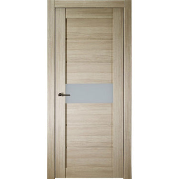 Edna Vetro Interior Door in Shambor Finish