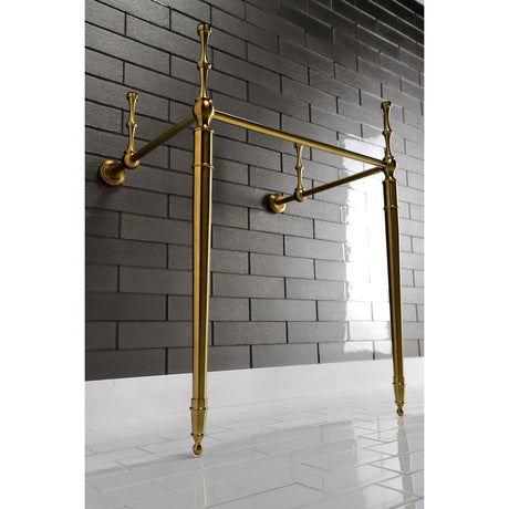 Edwardian 22" x 19" Brass Console Sink Legs - BUILDMYPLACE