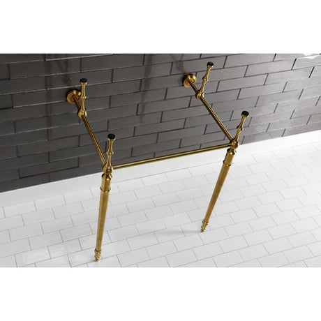 Edwardian 22" x 19" Brass Console Sink Legs - BUILDMYPLACE