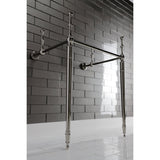 Edwardian 22" x 19" Brass Console Sink Legs - BUILDMYPLACE