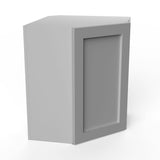 Elegant Dove - Corner Wall Cabinet | 24"W x 30"H x 12"D - BUILDMYPLACE