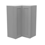 Elegant Dove - Corner Wall Cabinet | 24"W x 30"H x 12"D - BUILDMYPLACE