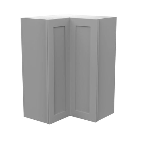 Elegant Dove - Corner Wall Cabinet | 24"W x 30"H x 12"D - BUILDMYPLACE