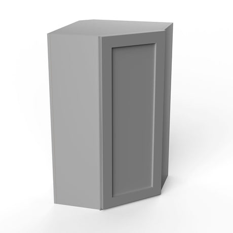 Elegant Dove - Corner Wall Cabinet | 24"W x 42"H x 12"D - BUILDMYPLACE