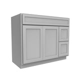 Elegant Dove - Door & Drawer Vanity Cabinet | 42"W x 34.5"H x 21"D - BUILDMYPLACE