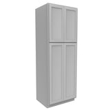 Elegant Dove - Double Door Utility Cabinet | 30"W x 84"H x 24"D - BUILDMYPLACE