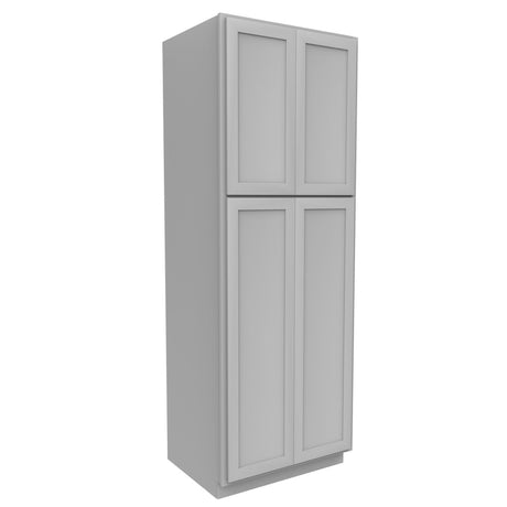 Elegant Dove - Double Door Utility Cabinet | 30"W x 84"H x 24"D - BUILDMYPLACE