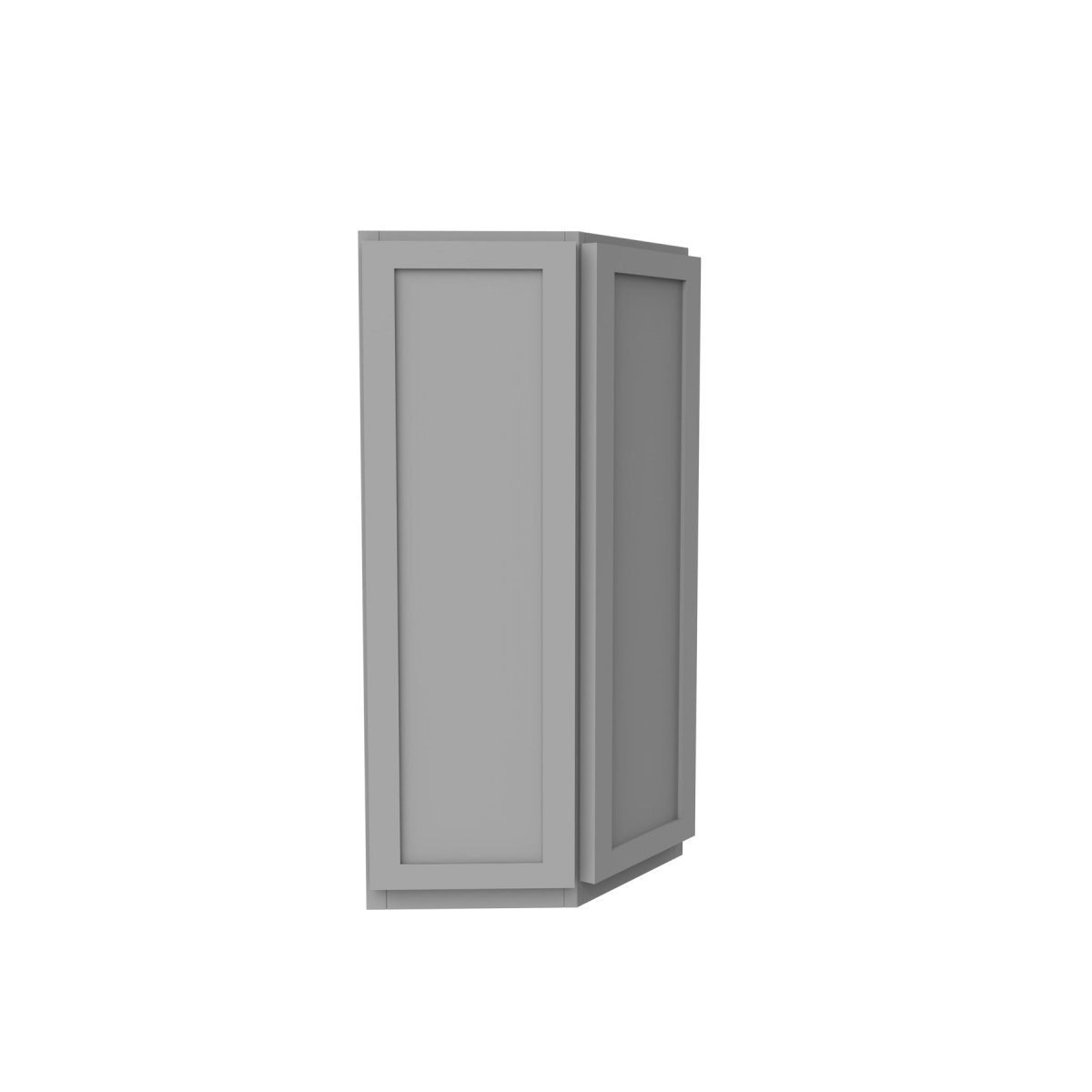 Elegant Dove - Double Door Wall End Cabinet | 12"W x 30"H x 12"D - BUILDMYPLACE