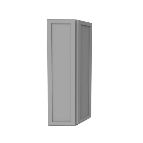 Elegant Dove - Double Door Wall End Cabinet | 12"W x 36"H x 12"D - BUILDMYPLACE