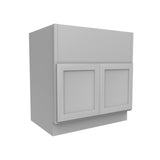 Elegant Dove - Farm Sink Base Cabinet | 33"W x 34.5"H x 24"D - BUILDMYPLACE