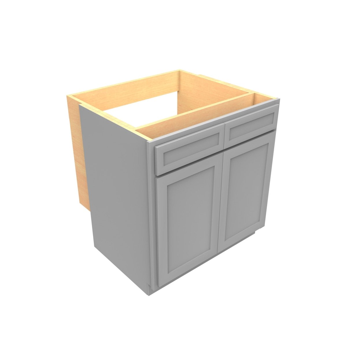 Elegant Dove - Handicap Removable Sink Base Cabinet | 33"W x 34.5"H x 24"D - BUILDMYPLACE