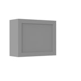 Elegant Dove - Horizontal Wall Cabinet | 30"W x 24"H x 12"D - BUILDMYPLACE