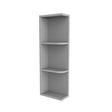 Elegant Dove - Knick Knack Wall Cabinet | 6"W x 36"H x 12"D - BUILDMYPLACE