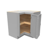 Elegant Dove - Lazy Suzan Corner Base Cabinet | 33"W x 34.5"H x 24"D - BUILDMYPLACE