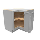 Elegant Dove - Lazy Suzan Corner Base Cabinet | 36"W x 34.5"H x 24"D - BUILDMYPLACE