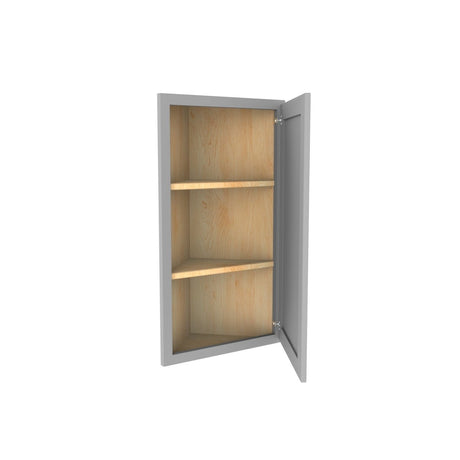 Elegant Dove - Single Door Wall End Cabinet | 12"W x 30"H x 12"D - BUILDMYPLACE