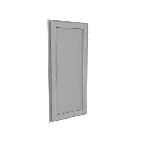 Elegant Dove - Single Door Wall End Cabinet | 12"W x 36"H x 12"D - BUILDMYPLACE