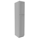 Elegant Dove - Utility Cabinet | 15"W x 84"H x 24"D - BUILDMYPLACE