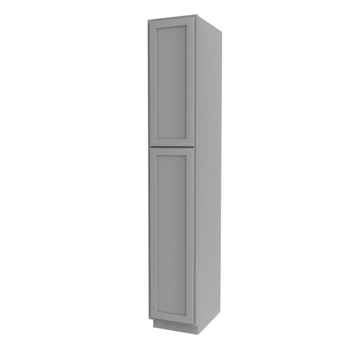 Elegant Dove - Utility Cabinet | 15"W x 90"H x 24"D - BUILDMYPLACE