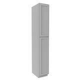 Elegant Dove - Utility Cabinet | 15"W x 96"H x 24"D - BUILDMYPLACE