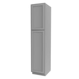 Elegant Dove - Utility Cabinet | 18"W x 84"H x 24"D - BUILDMYPLACE