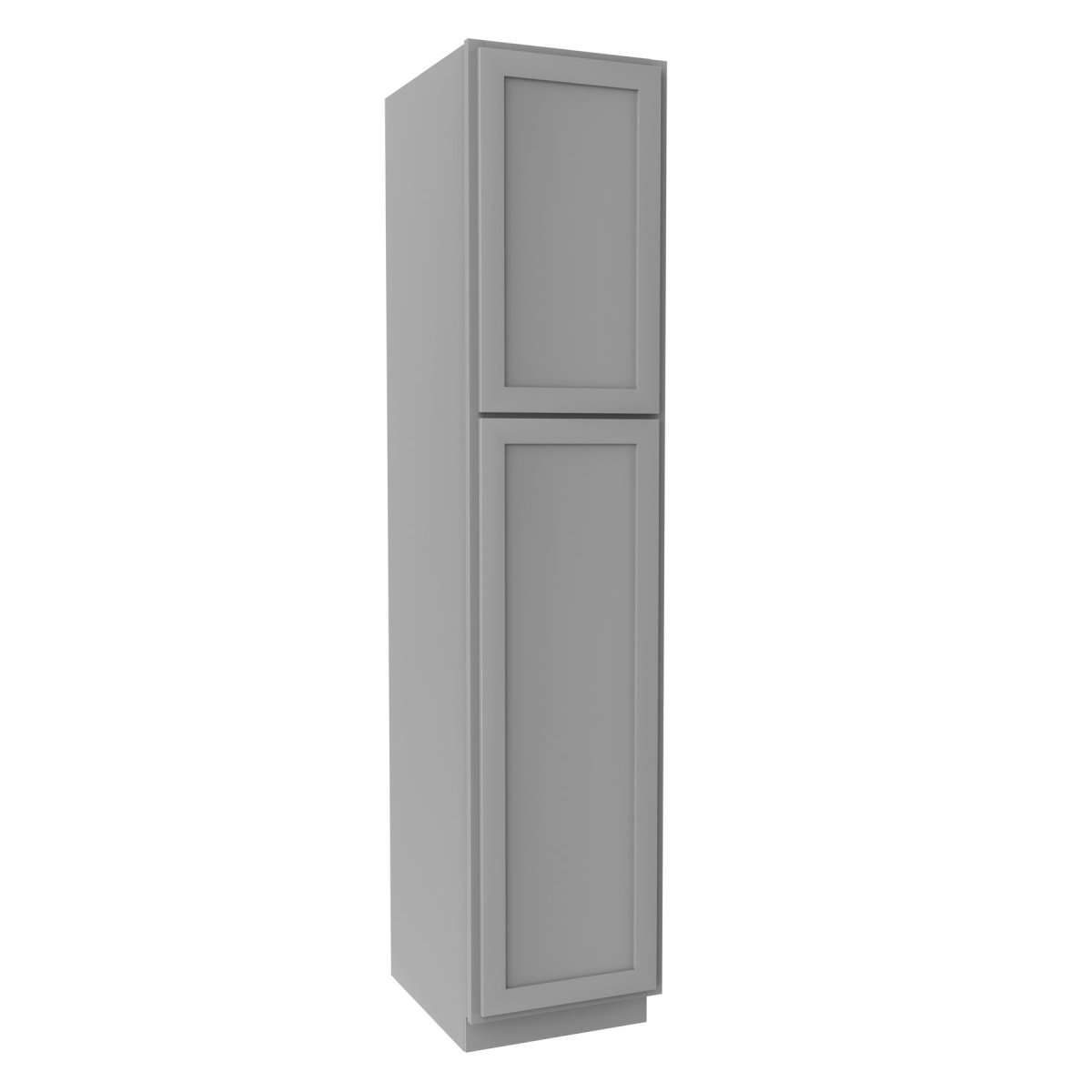 Elegant Dove - Utility Cabinet | 18"W x 84"H x 24"D - BUILDMYPLACE