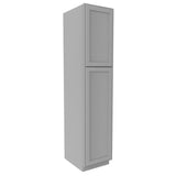 Elegant Dove - Utility Cabinet | 18"W x 84"H x 24"D - BUILDMYPLACE