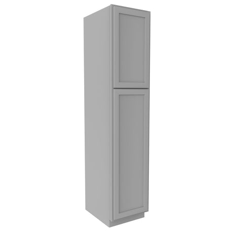 Elegant Dove - Utility Cabinet | 18"W x 84"H x 24"D - BUILDMYPLACE