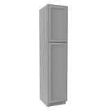 Elegant Dove - Utility Cabinet | 18"W x 84"H x 24"D - BUILDMYPLACE