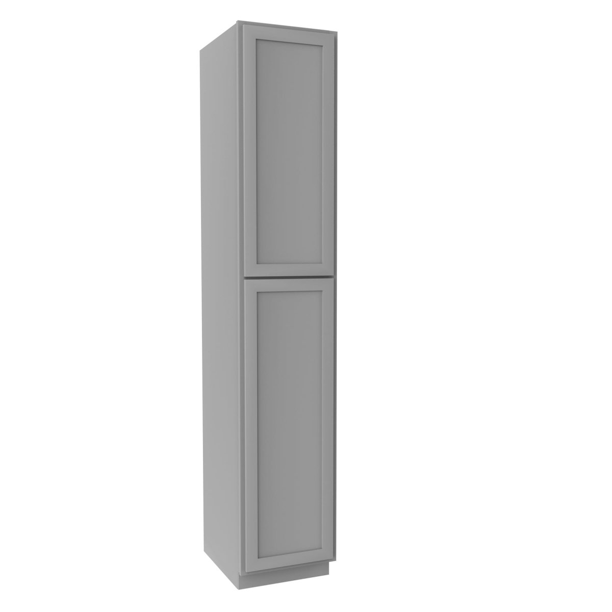 Elegant Dove - Utility Cabinet | 18"W x 96"H x 24"D - BUILDMYPLACE