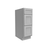 Elegant Dove - Vanity Drawer Base Cabinet | 12"W x 34.5"H x 21"D - BUILDMYPLACE