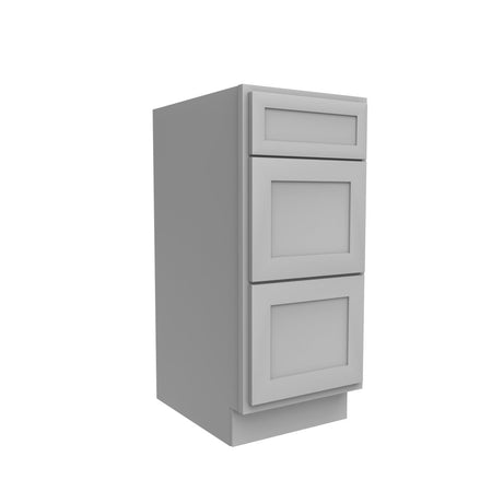 Elegant Dove - Vanity Drawer Base Cabinet | 15"W x 34.5"H x 21"D - BUILDMYPLACE