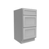 Elegant Dove - Vanity Drawer Base Cabinet | 18"W x 34.5"H x 21"D - BUILDMYPLACE