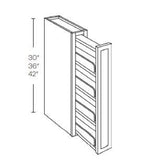 Elegant Dove - Wall Spice Cabinet | 6"W x 30"H x 12"D - BUILDMYPLACE