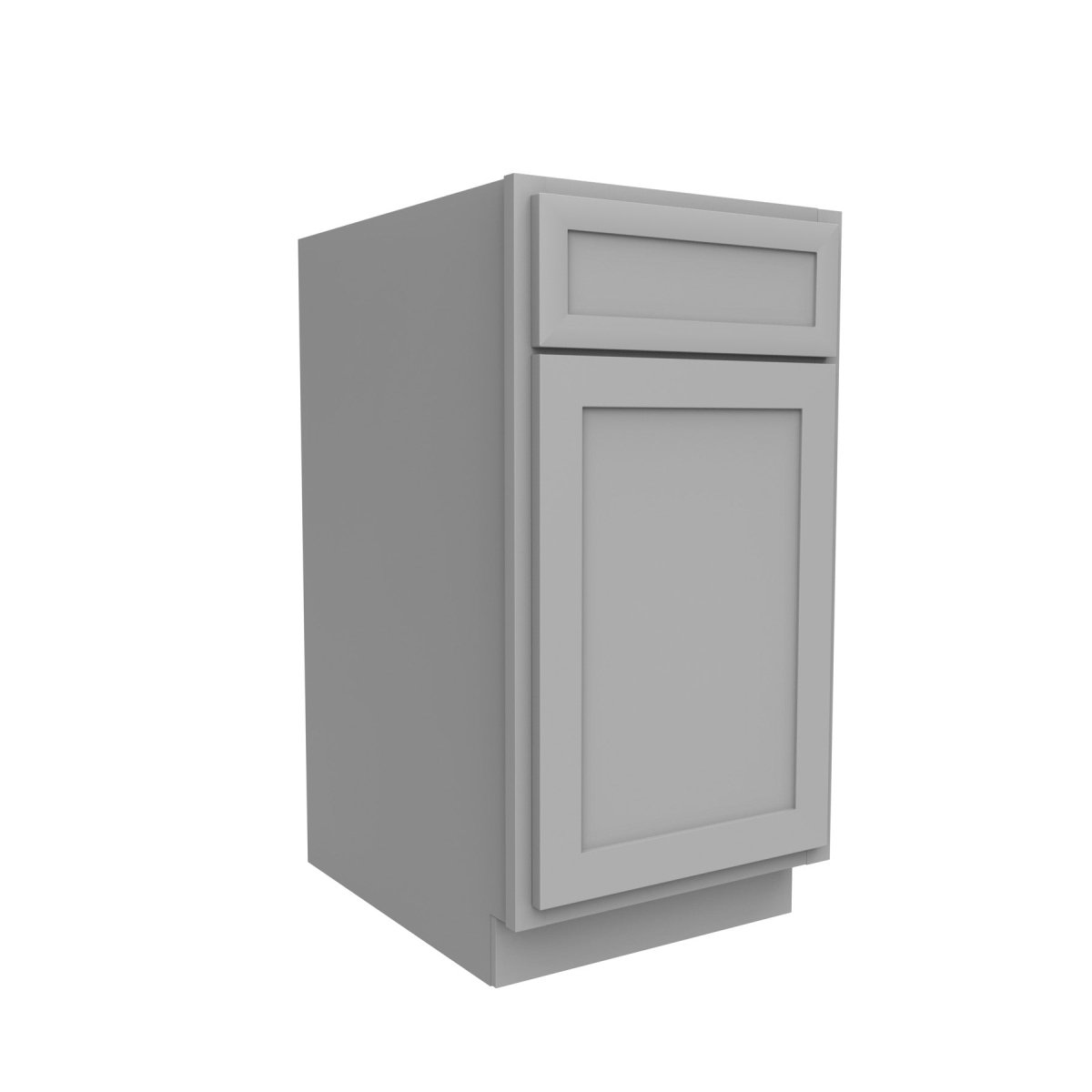 Elegant Dove - Waste Basket Cabinet | 18"W x 34.5"H x 24"D - BUILDMYPLACE