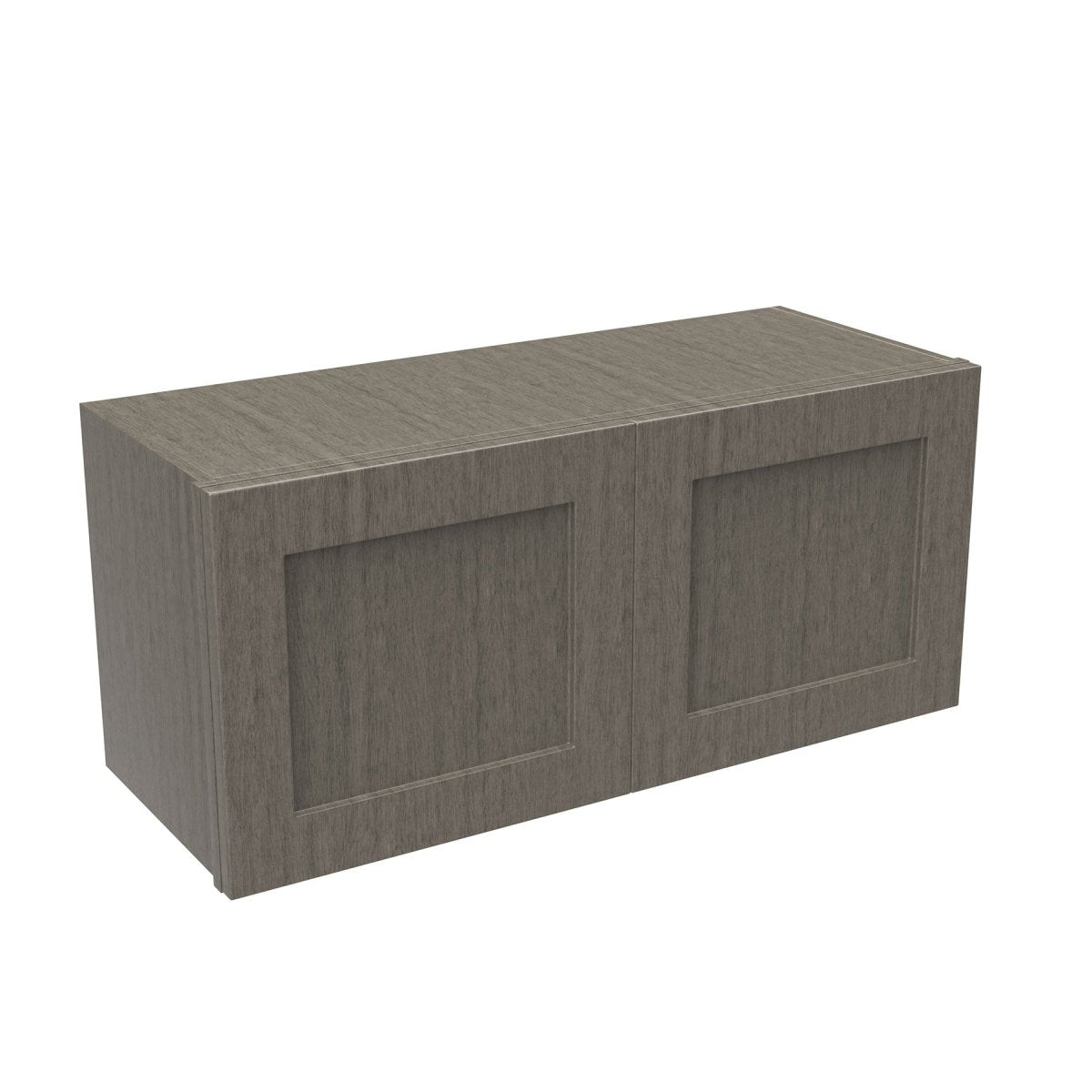 Elegant Smoky Grey - 24" Deep Wall Cabinet | 33"W x 15"H x 24"D - BUILDMYPLACE