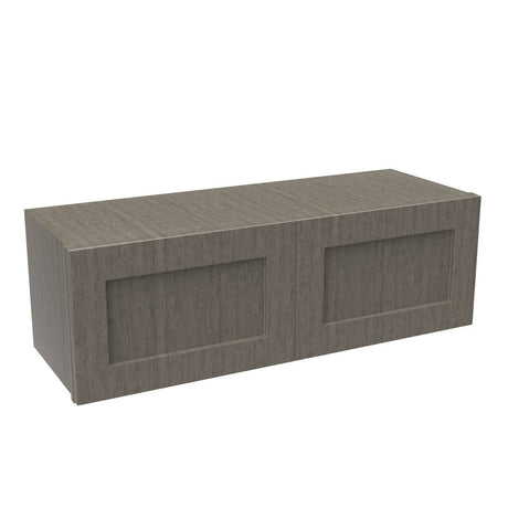 Elegant Smoky Grey - 24" Deep Wall Cabinet | 36"W x 12"H x 24"D - BUILDMYPLACE