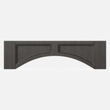 Elegant Smoky Grey - Arched Valance - Flat Panel | 48"W x 10"H - BUILDMYPLACE