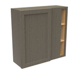 Elegant Smoky Grey - Blind Wall Cabinet | 36"W x 36"H x 12"D - BUILDMYPLACE