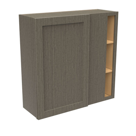 Elegant Smoky Grey - Blind Wall Cabinet | 36"W x 36"H x 12"D - BUILDMYPLACE