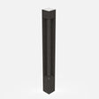 Elegant Smoky Grey - Corner Post - Plain | 3"W x 34.5"H x 3"D - BUILDMYPLACE